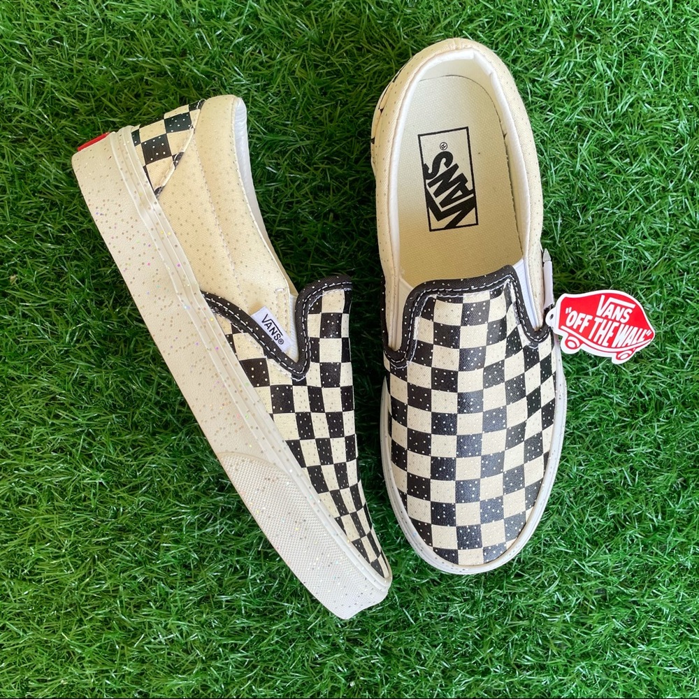 Vans Classic Slip On Checkerboard Glitter - Picture 3 of 6